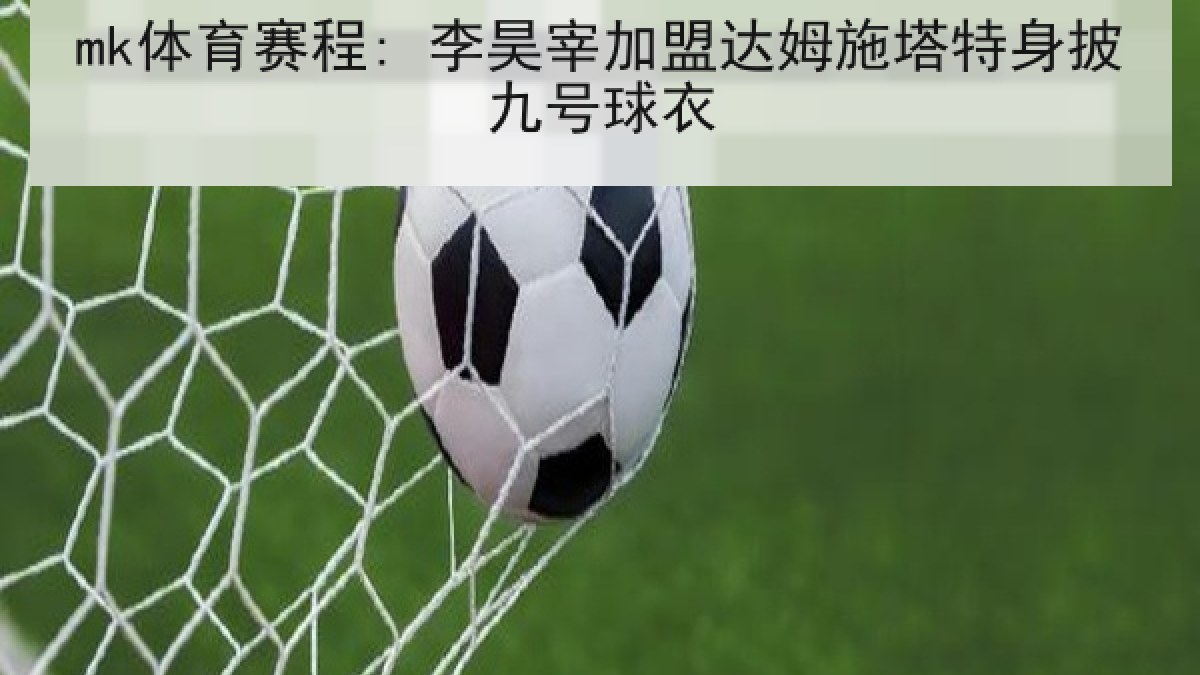 mk体育赛程: 李昊宰加盟达姆施塔特身披九号球衣